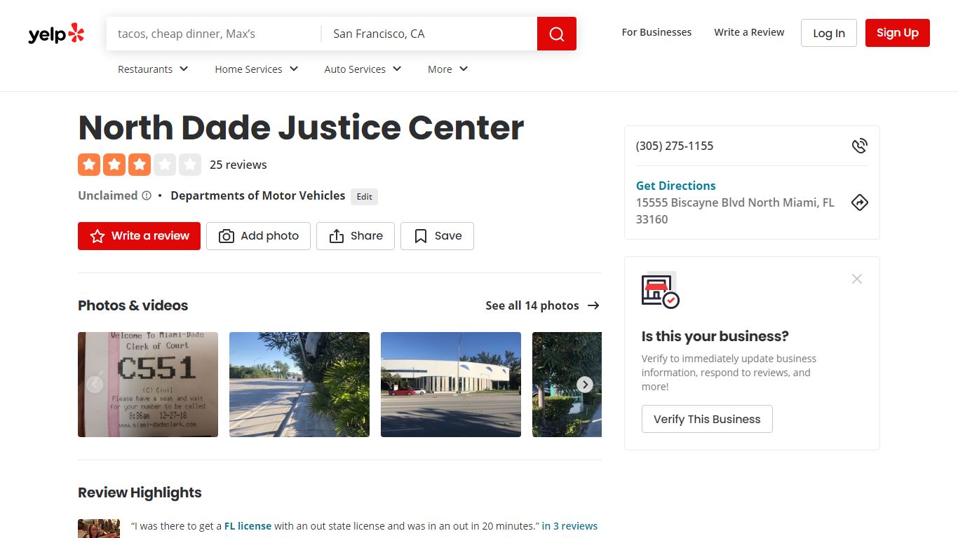 North Dade Justice Center - North Miami, FL - yelp.com